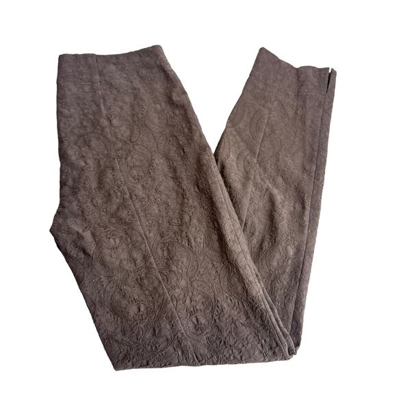 Robell Rose Embossed pull on skinny pants Size 10 - Picture 6 of 8